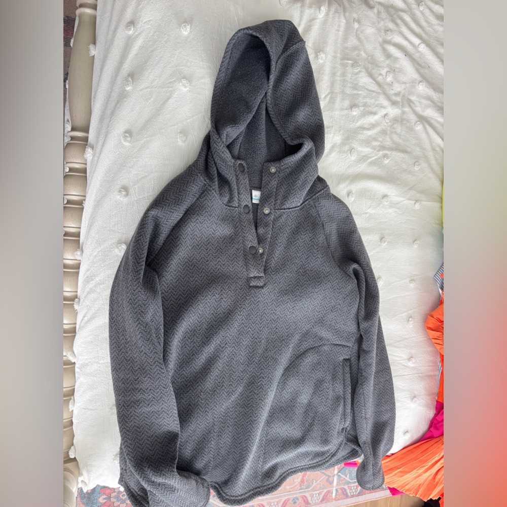 Columbia Gray Ski Snow Jacket with Hood